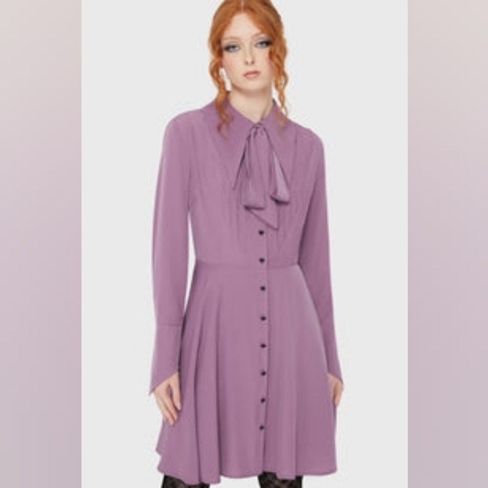 Killstar LYRICORE DRESS Mauve
